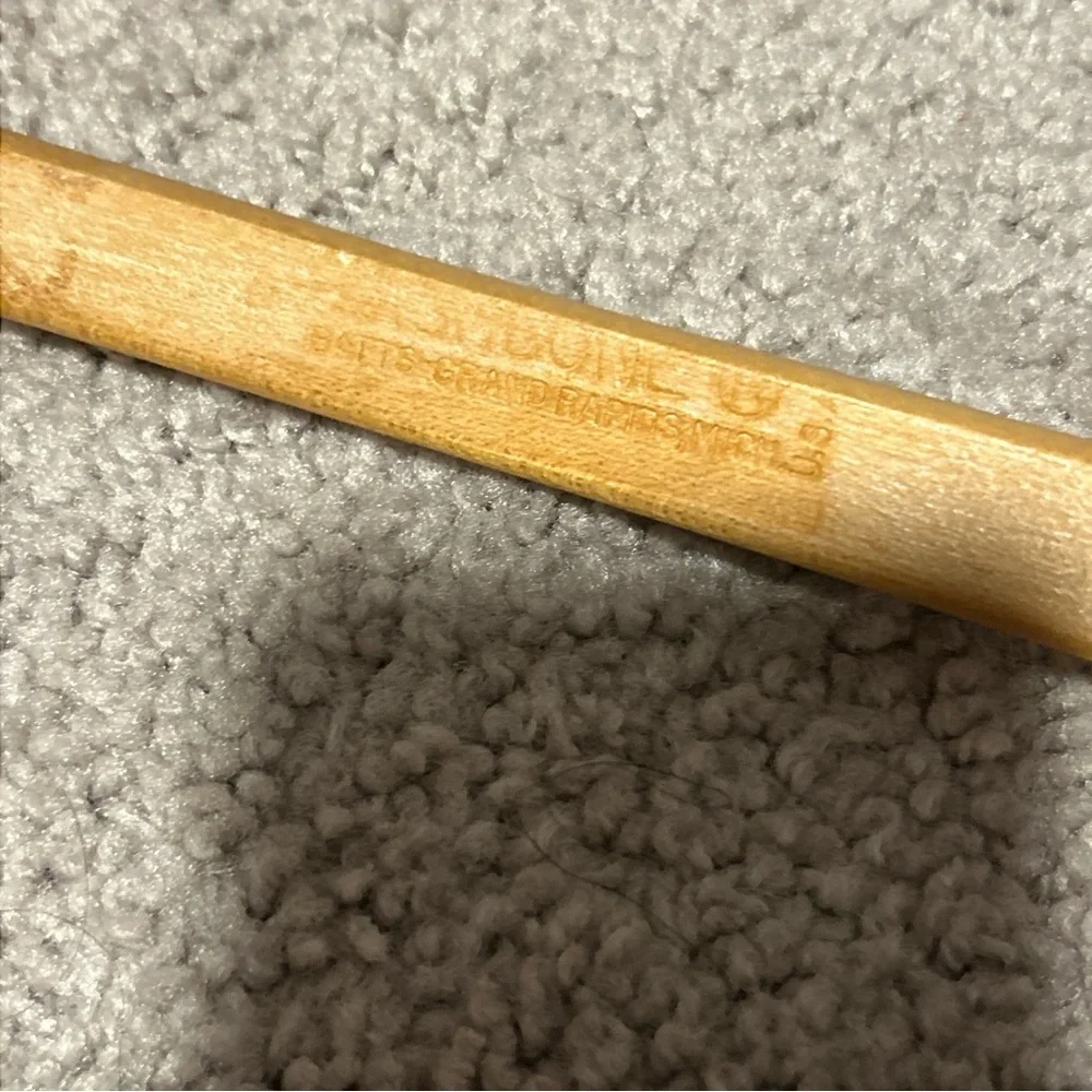 2 Vintage WISHBONE BATTS Wooden Suit Hangers Grand Rapids MI